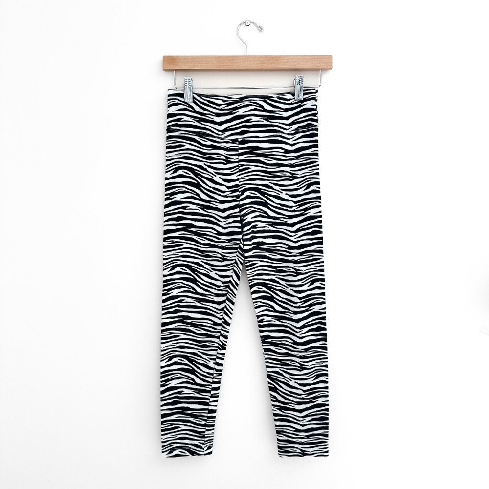 J Crew Cropped Legging - Zebra Animal Print - Size XS